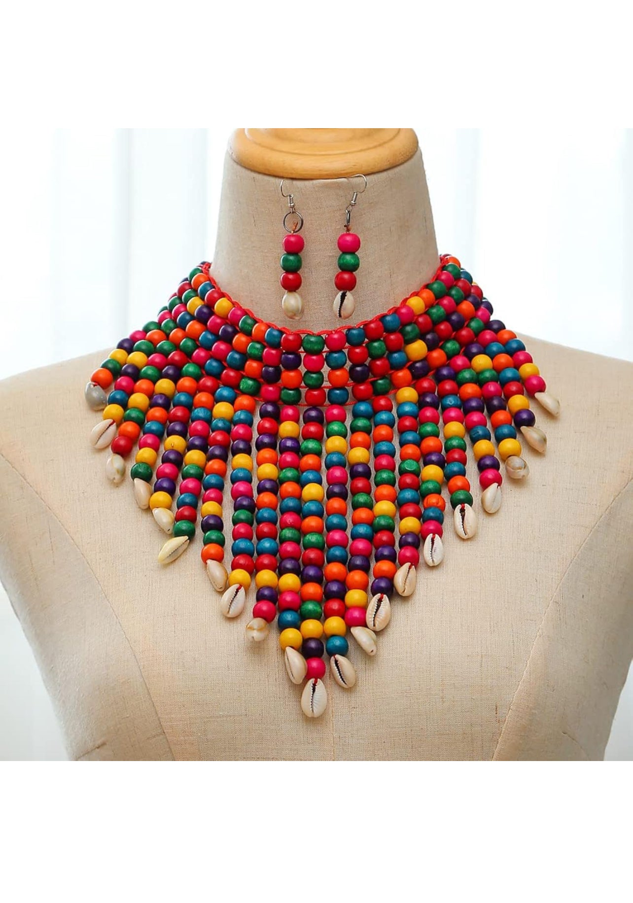 Multi- Colored Statement Necklace